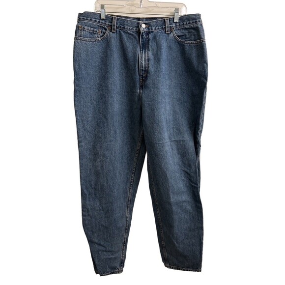 VTG LEVIS 550 Womens Blue Denim Relaxed Fit Tapered Leg Jeans Sz 20W 36”X30” - Picture 1 of 10